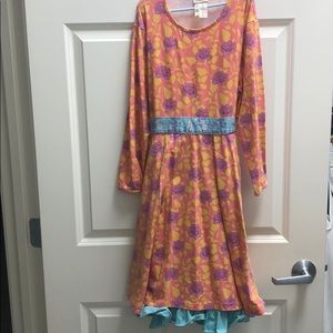 Matilda Jane Dress & Legging set girls size 14